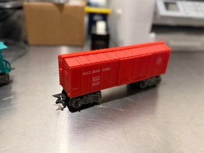 MARX O GAUGE BALTIMORE & OHIO RED BOXCAR B&O #467110 MODEL TRAIN - Image 1 of 4