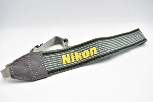 [Near Mint] NIKON WIDE STRAP Adjustment possible Yellow Gray From Japan - Picture 1 of 8