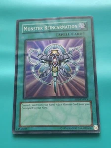 Yugioh - Mostro Reincarnazione Ed. Illimitata Rarissimo RDS-EB045 danneggiato - Foto 1 di 2