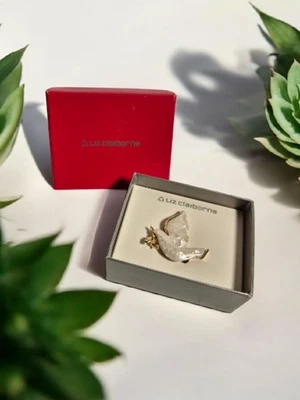 Broche Paloma Madreperla Liz Claiborne Mosaico Esmalte Tono Atrás, Nuevo en Caja Foto 1 de 4