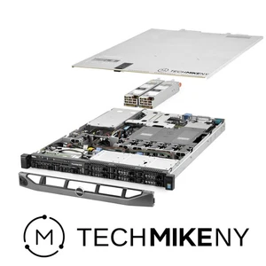 Dell PowerEdge R430 Server 2x E5-2667v4 3.20Ghz 16-Core 128GB RAM 8x Caddies - Picture 1 of 5