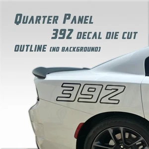 392 Outline decal kit 2 pack driver & passenger side fit 2015-2023 scat pack - Bild 1 von 2