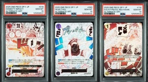 PSA 10 Honest Impact Gear 2 Red Hawk Sequential Number Set ONE PIECE Card Japan - Picture 1 of 4