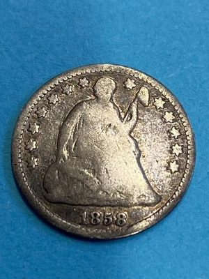 1858 O Half Dime - Image 1 of 2