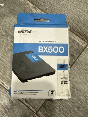 Crucial BX500 500GB SATA LLL 2.5" SSD - Image 1 of 4