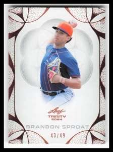 Hoja Trinidad 2024 Bronce #23 Brandon Sproat Serie #43/49 - Imagen 1 de 2