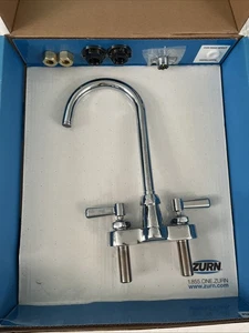 ZURN AquaSpec Double Handle Centerset Bathroom Faucet Model Z812B1-XL NEW - Picture 1 of 4