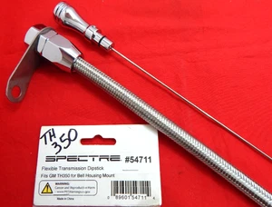 Varilla de medición cromada de transmisión Spectre 54711 TH350 para transmisión Turbo 350 - Imagen 1 de 6