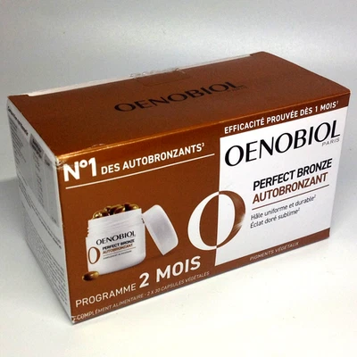 OENOBIOL Perfect Bronze Autobronzant 2X30 Capsules- 02/2027 - programme 2 mois