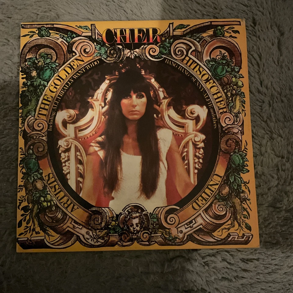 Cher the Golden Hits of Cher (1975 Vinyl LP, UK, Sunset Records) Ex - Image 1 of 4