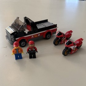 LEGO City Set 60084 Racing Bike Transporter With Bikes, INCOMPLETE