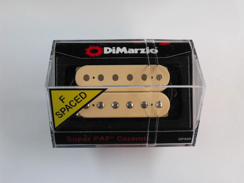 DiMarzio F-spaced Super PAF Ceramic Bridge Humbucker Creme DP 500 - Image 1 of 1