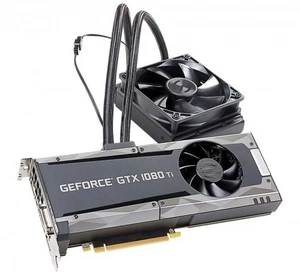 EVGA GeForce GTX 1080 Ti SC2 HYBRID GAMING 11GB GDDR5X, 4250812420145 - Bild 1 von 4