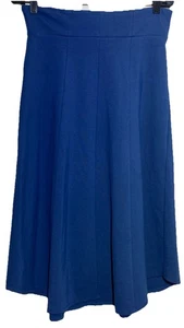 Maeve Anthropology Rock Large Damen Full Aline lang Midi blau hohe Taille 8 - Bild 1 von 5