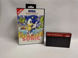 Sega Master System Spiel Sonic The Hedgehog 1991 - Bild 1 von 12
