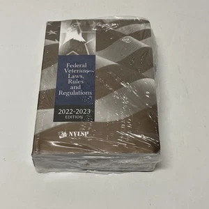 Federal Veterans Laws, Rules and Regulations 2022-2023 Edition NVLSP - Picture 1 of 2
