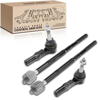 Nuevo extremo de barra de amarre de dirección 4 piezas para Cadillac SRX 2010-2016 25901292 interior y exterior Foto 1 de 4