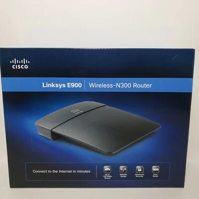 Cisco Linksys E900 Wireless-N300 Router (Windows Mac) - Image 1 of 4