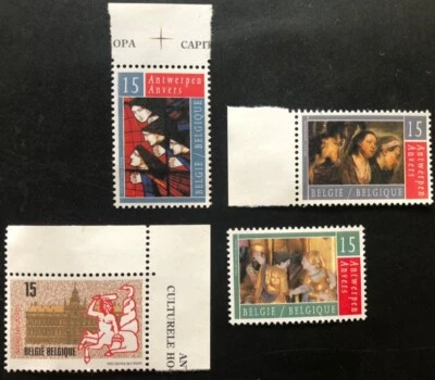 Belgium MNH Stamps 1993 stamp Expo, painting. Four values out of five. - Image 1 of 2