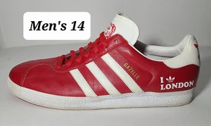 Adidas Limited Edition 2006 I Love London Red Gazelle Herrenschuhe Größe 14 - Bild 1 von 7