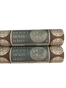 Buffalo Nickel Rolle 2005 Stempelglanz US Mint Philadelphia & Denver Mint - Bild 1 von 2