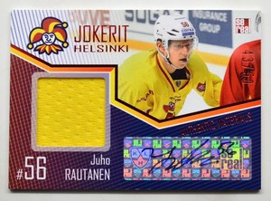 2016-17 KHL Jokerit Helsinki AUTO JERSEY #JOK-JER-A12 Juho Rautanen 43/50