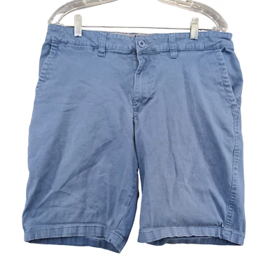 Nat Nast Mens Chino Shorts Blue Size 34 Slash Pockets Belt Loops - Image 1 of 4