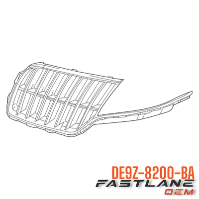 2013-2017 LINCOLN MKT FRONT LEFT GRILLE RADIATOR NEW OEM DE9Z-8200-BA - Image 1 of 4