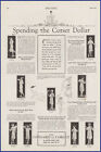 Vintage 1920 GOSSARD CORSETS Front Laced Women's Fashion Ephemera Print Ad