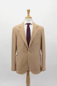 NWT$4895 Brunello Cucinelli Men Cashmere-Silk-Wool Sport Coat W/LogoButtons A252 - Picture 1 of 9