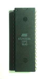 AT29C010A-15PC 128Kbx8 Flash memory PDIP-32 Genuine Atmel part tested x 1 pcs - Imagen 1 de 1