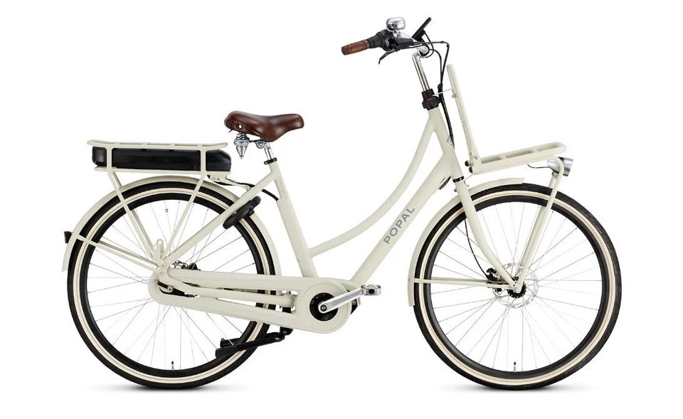 Alu Damen E Hollandrad Popal Daily Dutch ``Prestige`` 7 G 28" Mittelmotor 560Wh - Bild 1 von 3
