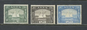 Aden 1937 9 pies, 1 and 2 1/2 annas mint o.g, hinged - Picture 1 of 1