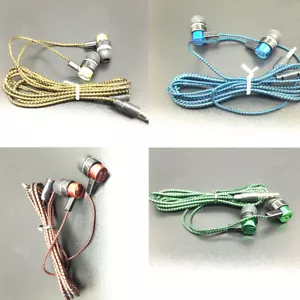 3.5mm In-Ear Sport Earphones Bass Headphone Stereo Headset Wired Earbud - Picture 1 of 17