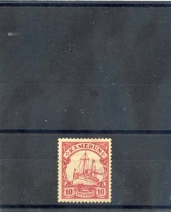 CAMEROUN Sc 9 (MI 9)*F-VF HR 1900 10pf ROJO CARMÍN $75 - Imagen 1 de 1