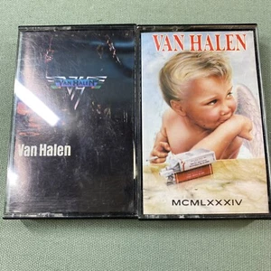 Van Halen Cassette Lot Of 2 1978 Self Titled & 1983 MCMLXXIV 1984 Vintage - Picture 1 of 6