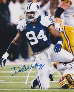 DeMarcus Ware Signed Autograph 8X10 Photo Dallas Cowboys
