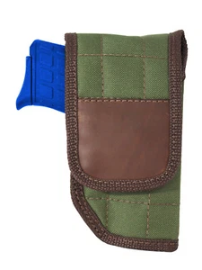 New Barsony Woodland Green Flap Holster for 380 Ultra Compact 9mm 40 45 Pistols - Picture 1 of 6