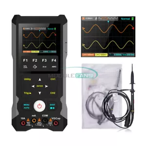 ET202D 3in1 Oscilloscope Multimeter Signal Source Dual CH Handheld Oscilloscope - Picture 1 of 12