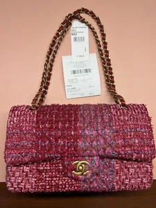 Brand New with Tag Chanel Rare Red Tweed Chanel 2.55 Plap Bag - Picture 1 of 5