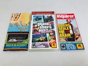 Grand Theft Auto Vice City Stories PSP NO GAME GH Case MANUAL, MAP ONLY No Game - Picture 1 of 8