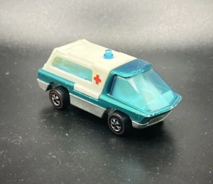 Hot Wheels Redline Heavyweights Ambulance in Aqua HK - VERY CLEAN - ALL ORIGINAL - Picture 1 of 15