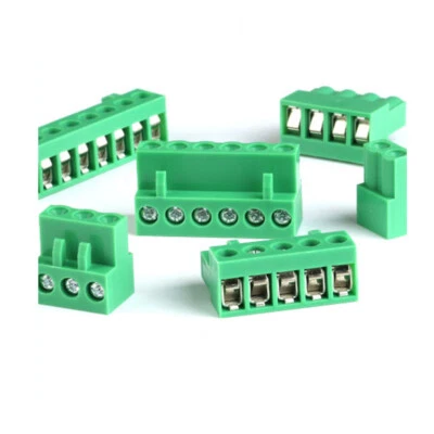 5pcs HT508K-5.08 Pluggable PCB terminal block 2P-8P can be spliced 300V/15A 5.08 - Image 1 of 4
