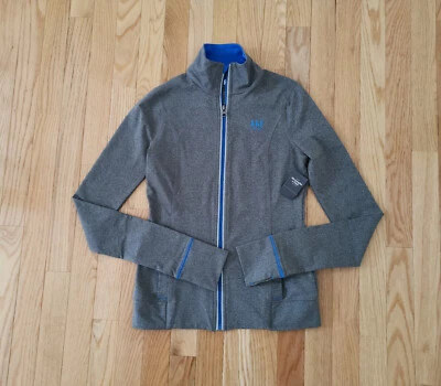 NWT Abercrombie VTG Y2K Women active track jacket full zip yoga performance Slim - Image 1 of 4