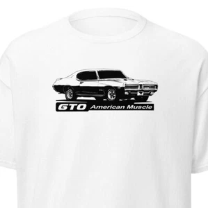 1969 Pontiac GTO Mens Muscle Car Enthusiast T-Shirt  - Picture 1 of 14