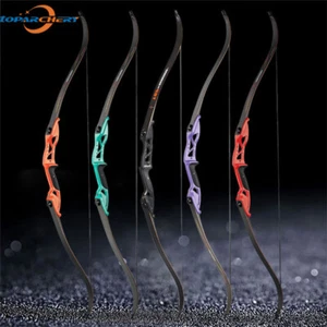 56" 18-50lbs Archery Takedown Recurve Bow Metal Riser for Bow Hunting Target - Picture 1 of 47