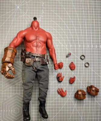 Figura de cuerpo de acción 1/6 manos Hot Toys HT MMS527 Hellboy accesorios coleccionables Foto 1 de 4