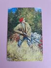Genuine Vintage,Swap/playing cards,   American Lithograph, Man  Hunting.
