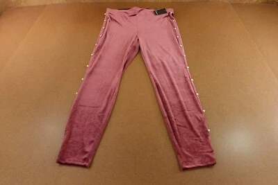 Leggings Torrid Feminina Tamanho 2X Rosa Zinfandel Veludo Pérola Acentuada Nova Com Etiqueta - Imagem 1 de 4