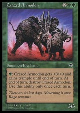 Crazed Armodon  X (4) Tempest MTG Excellent/Near Mint (RG) 4RCards